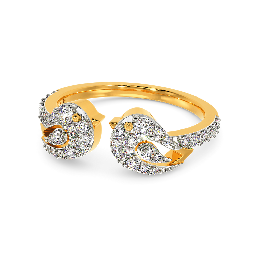 Cradled in Love Diamond Rings alternate view 2