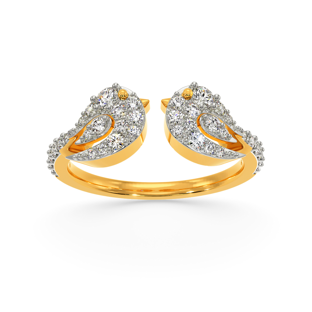 Cradled in Love Diamond Rings alternate view 3