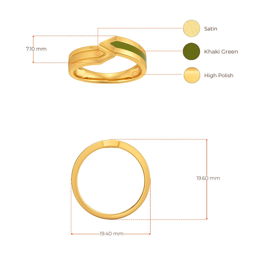 Bold Barracks Gold Rings image