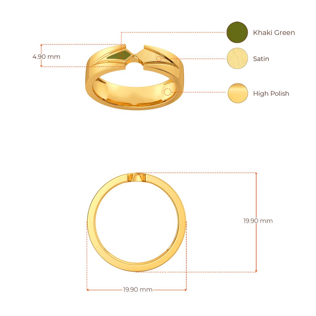 Chic N Combat Gold Rings image