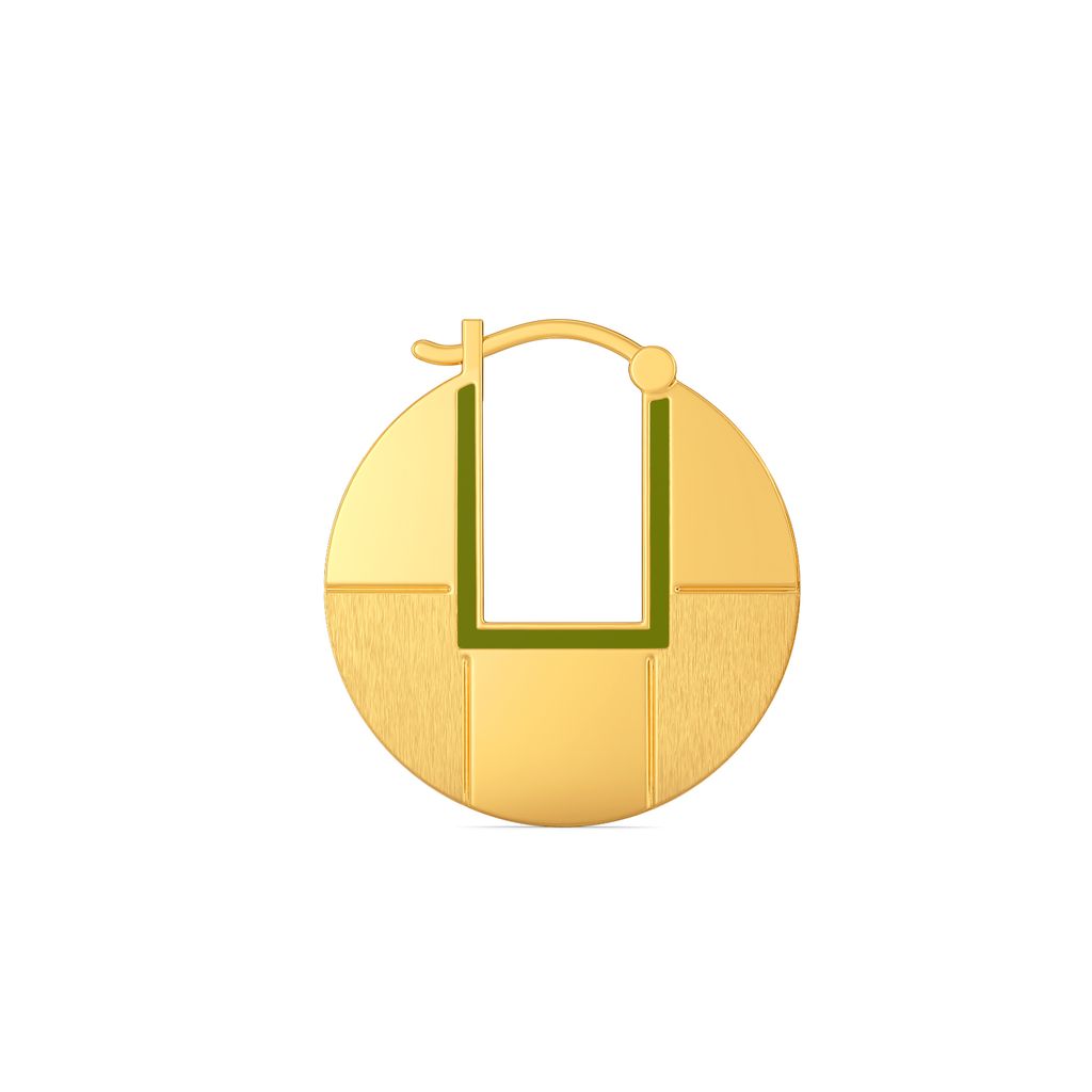 A Khaki Story Gold Earrings