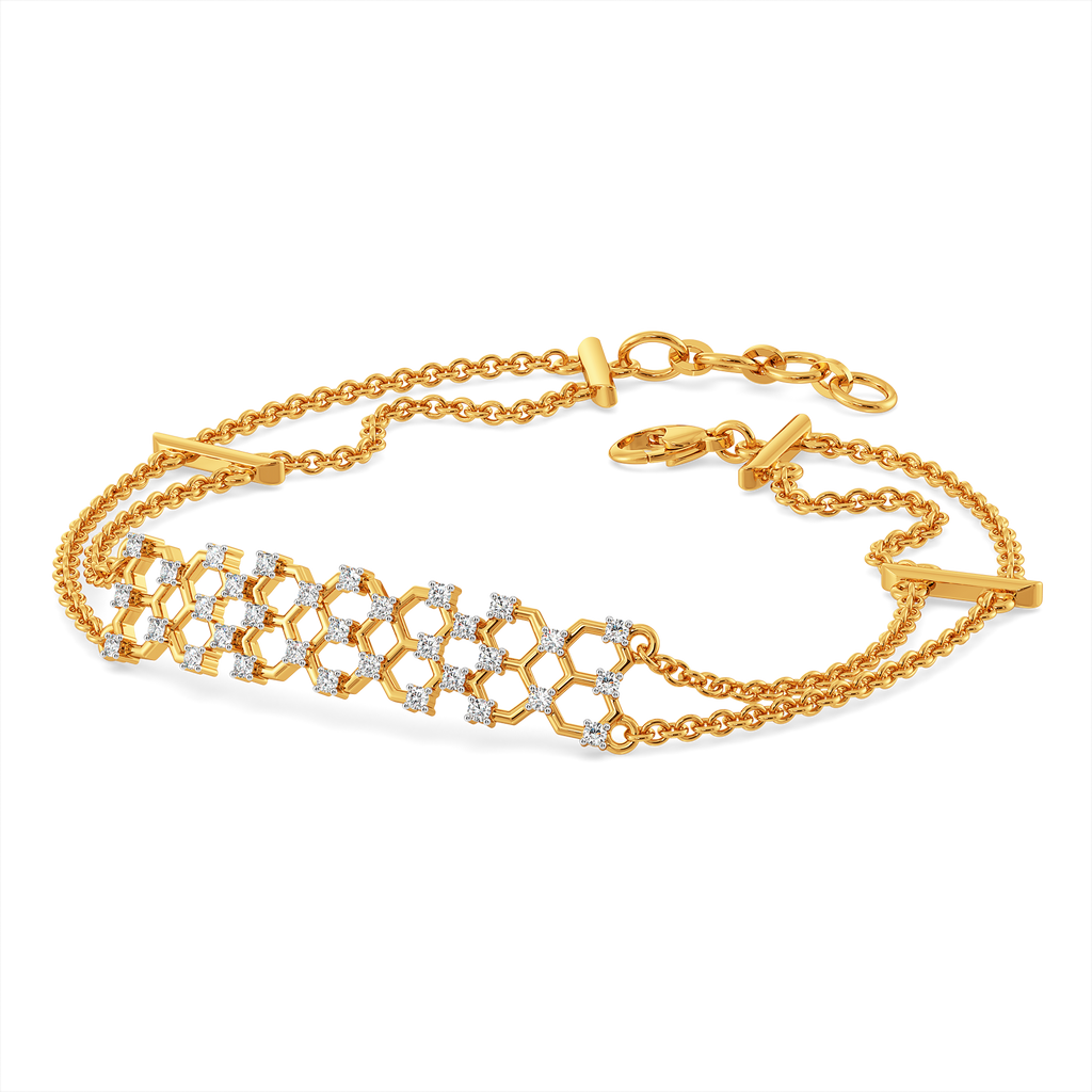 Not Just a Weave Diamond Bracelets