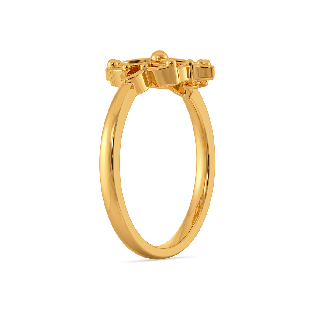 Mesh Magic  Gold Rings image