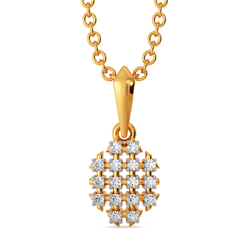 Mesh Vibes Only Diamond Pendants