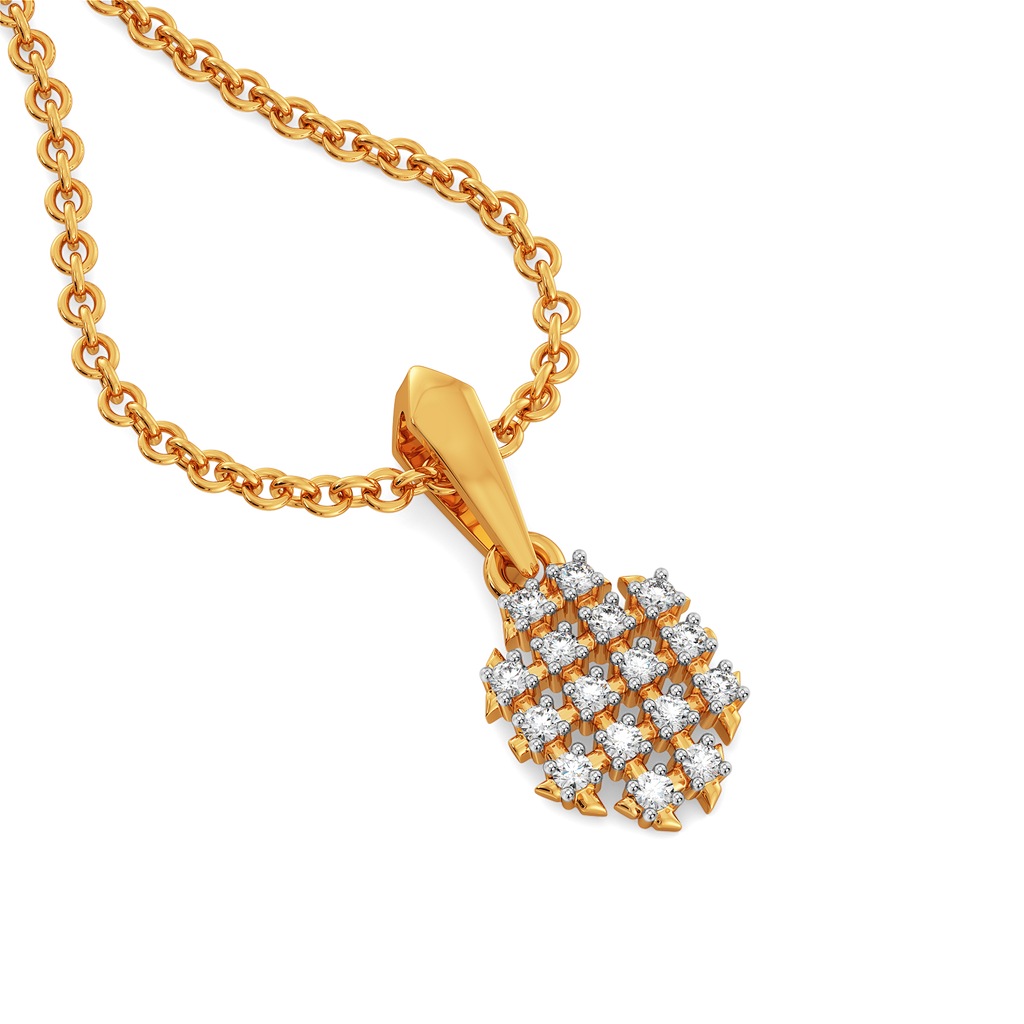 Mesh Vibes Only Diamond Pendants
