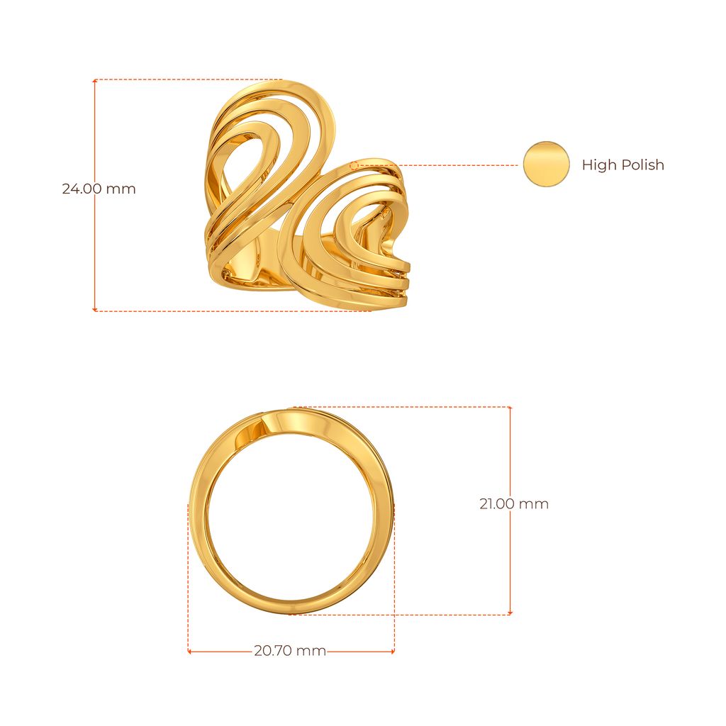 Extra Layer Gold Rings image