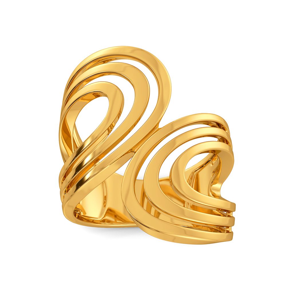 Extra Layer Gold Rings alternate view 2