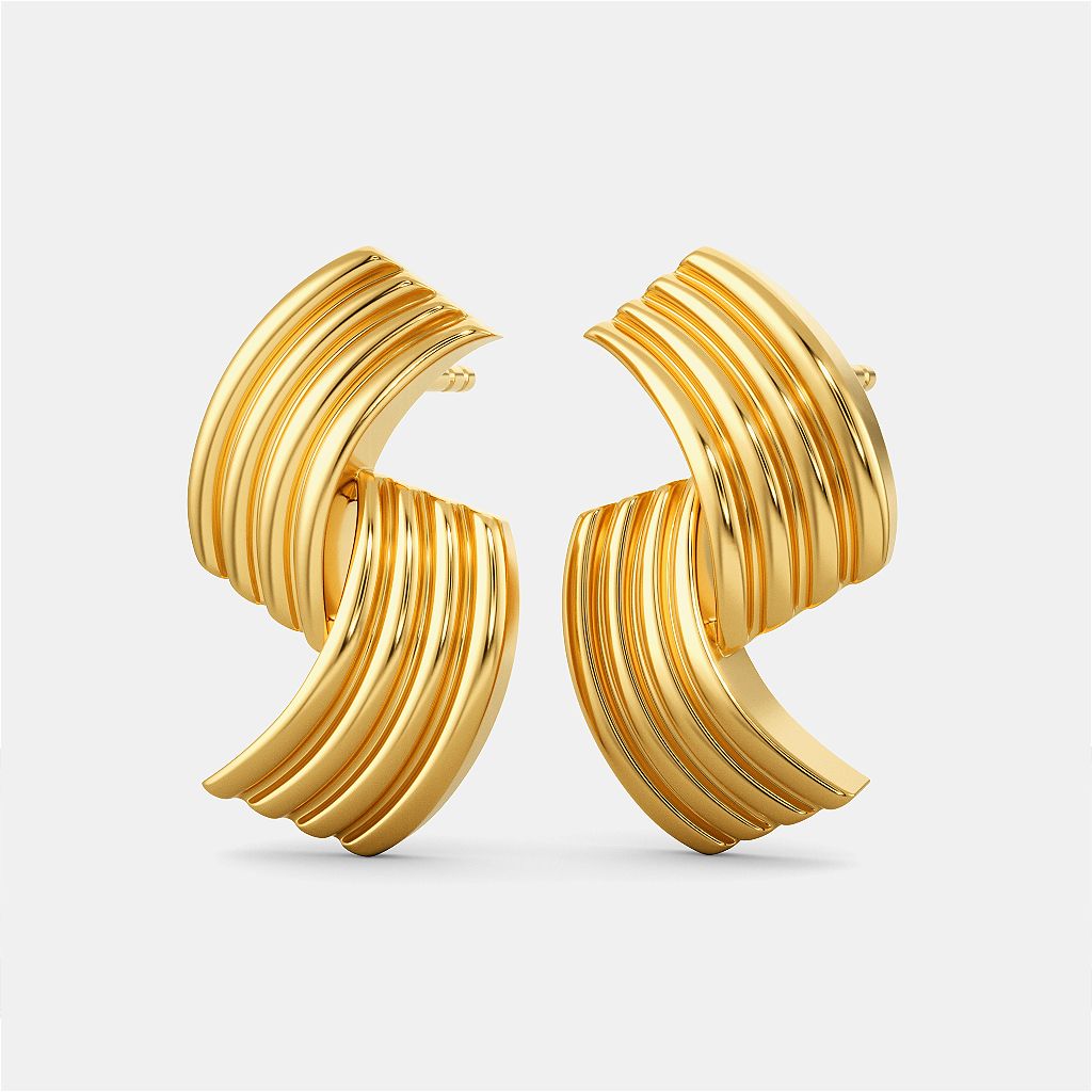 My Kinda Curves Gold Earrings