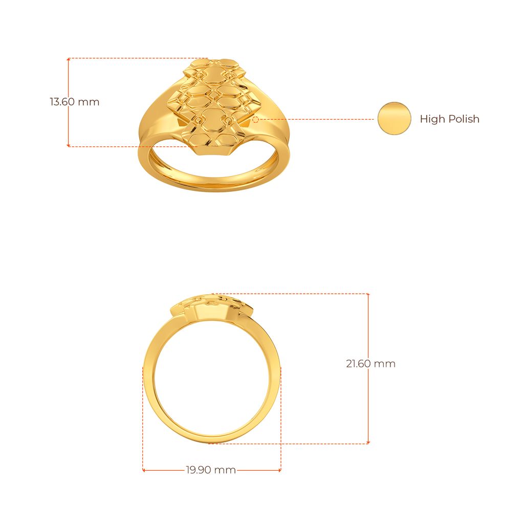 Hex Defence Gold Rings image