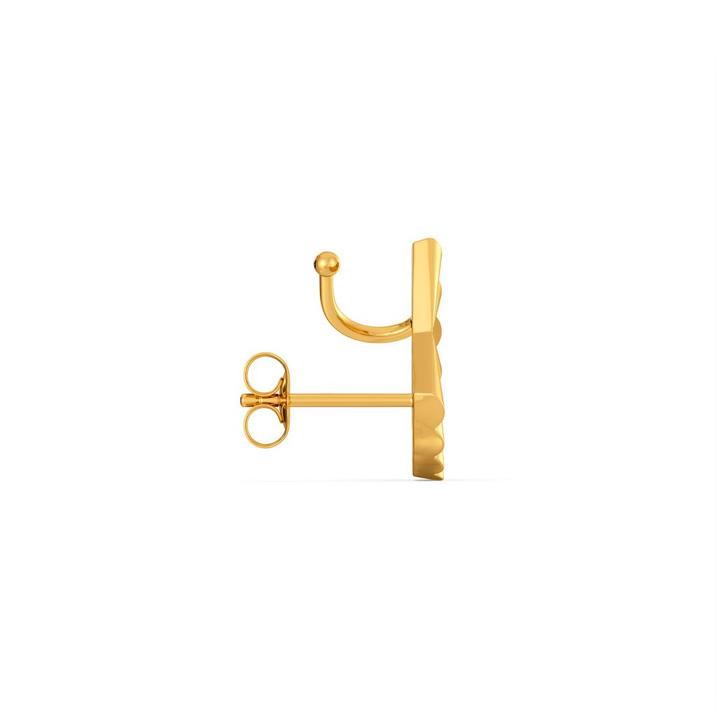 Derma Caz Gold Earrings