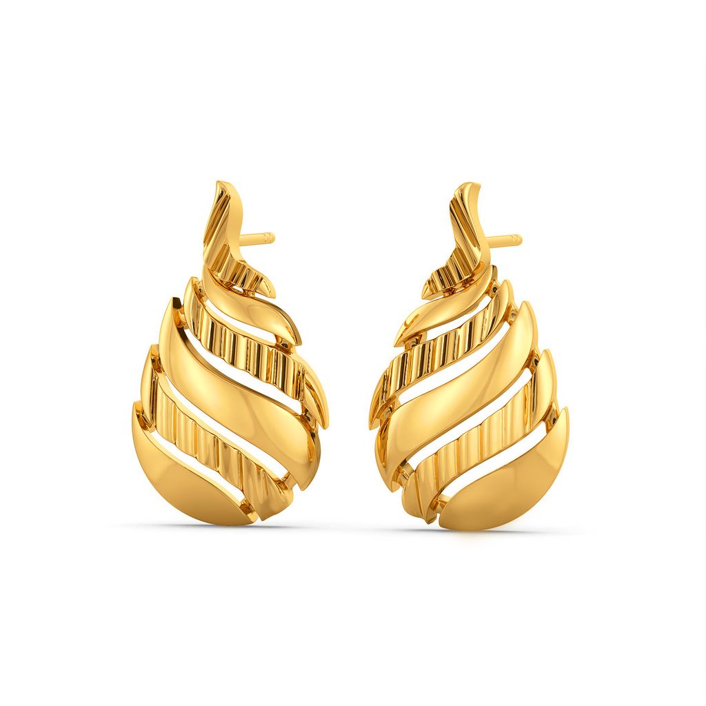Bold Bodycon Gold Earrings