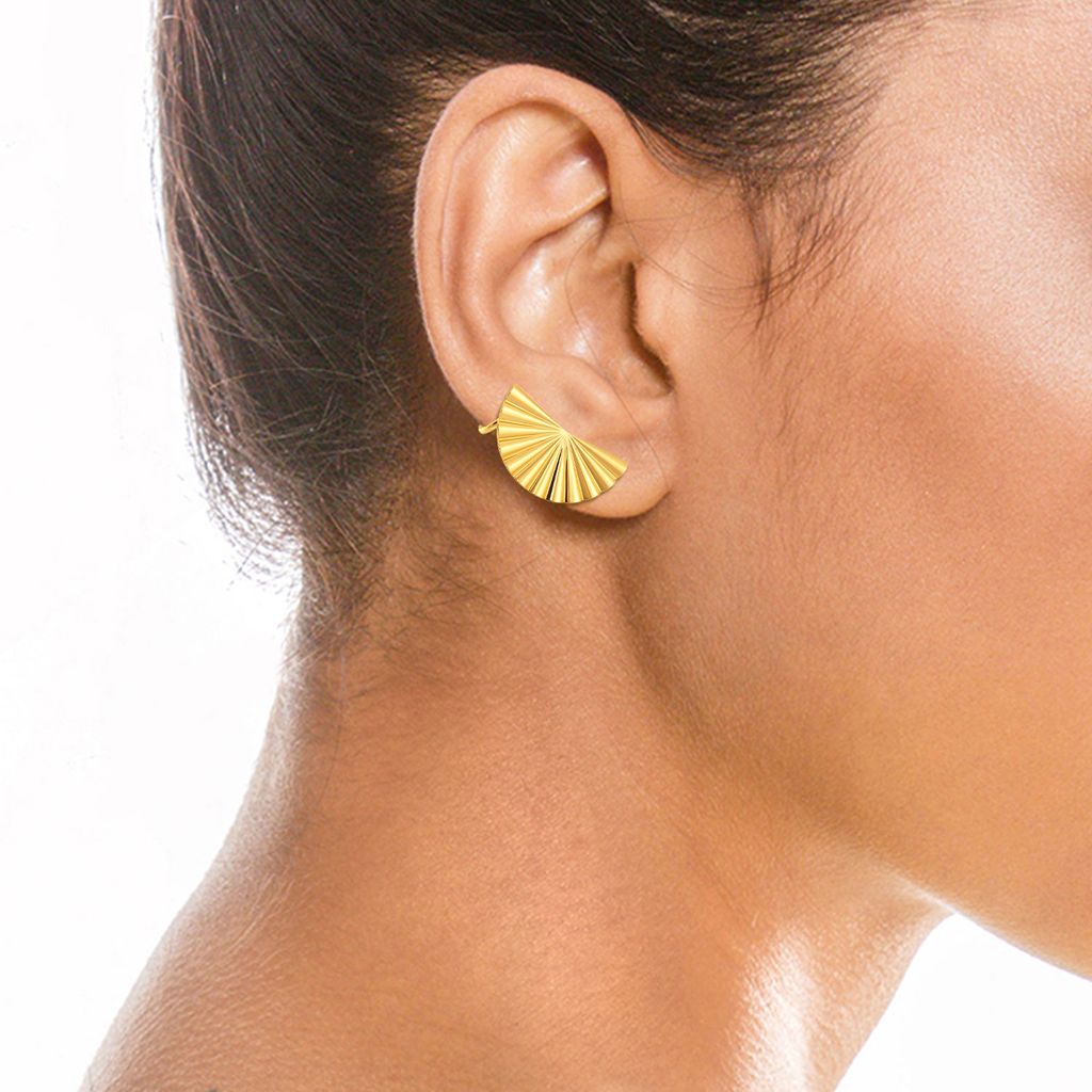 Derma Caz Gold Earrings