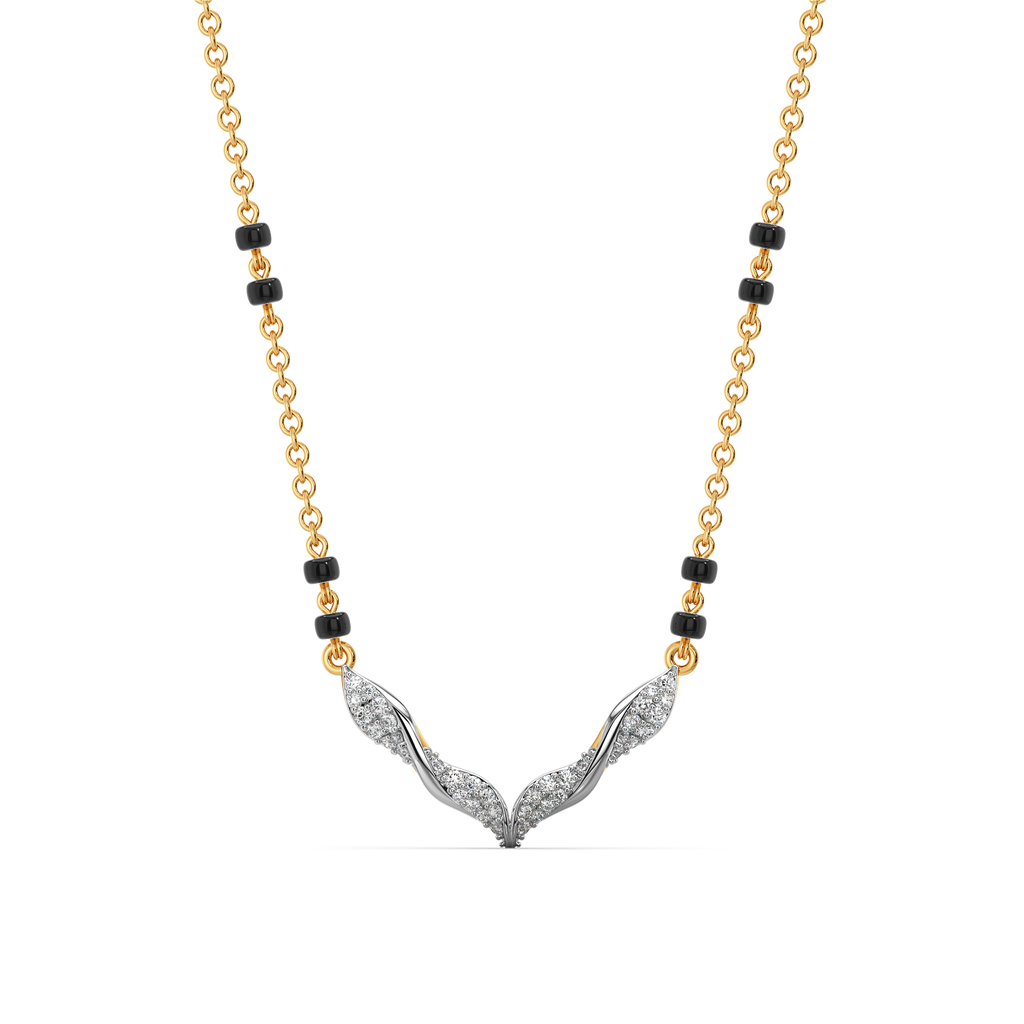 Infinity Knot Diamond Necklaces