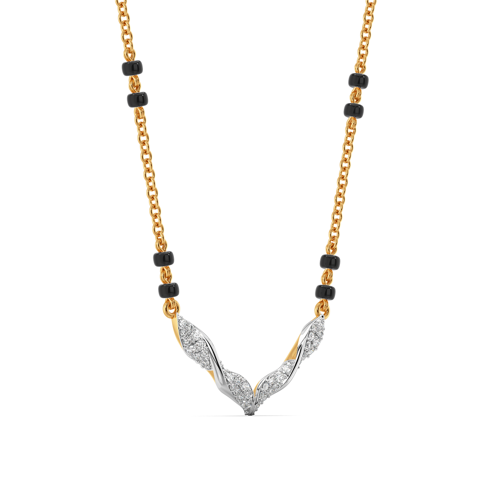 Infinity Knot Diamond Necklaces