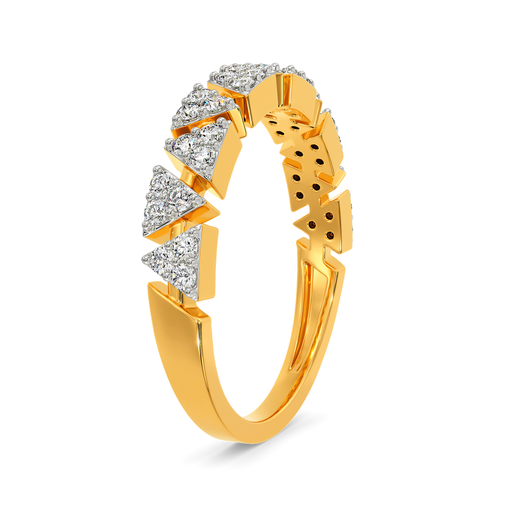 Modern Minimalist Diamond Rings image