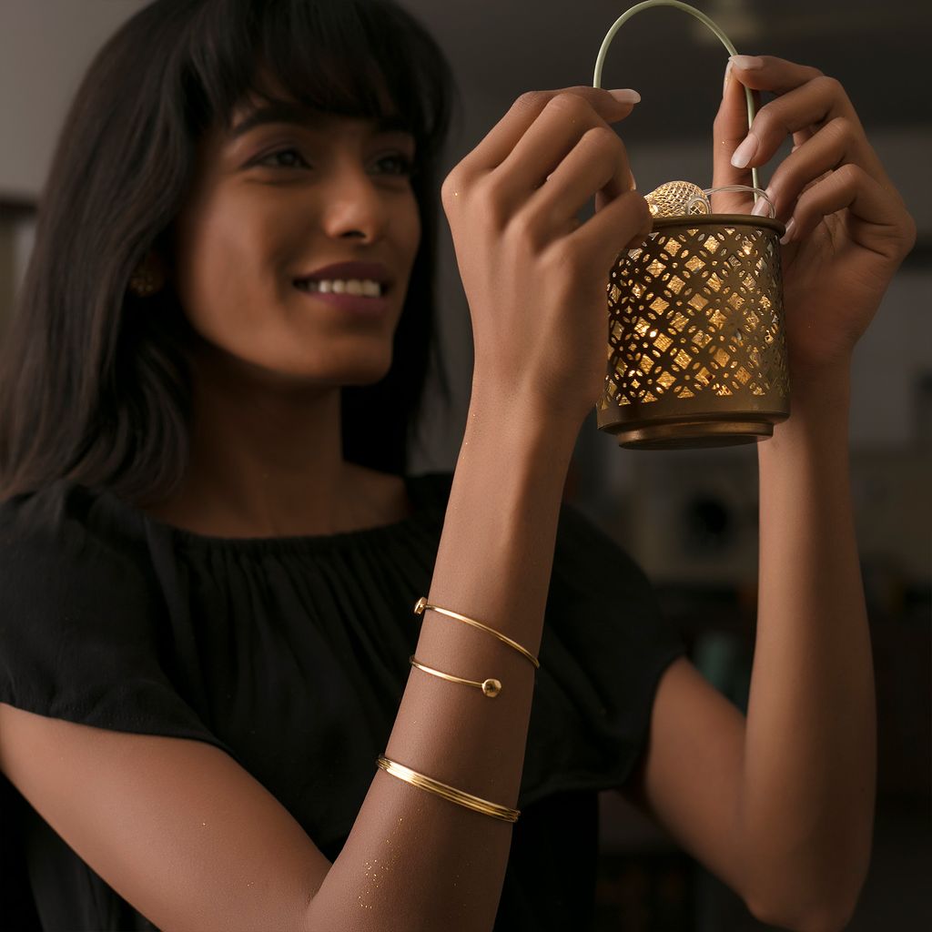 Bobble Up Gold Bangles