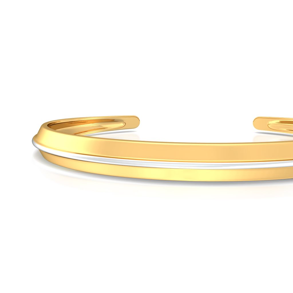 Polygon Shield Gold Bangles