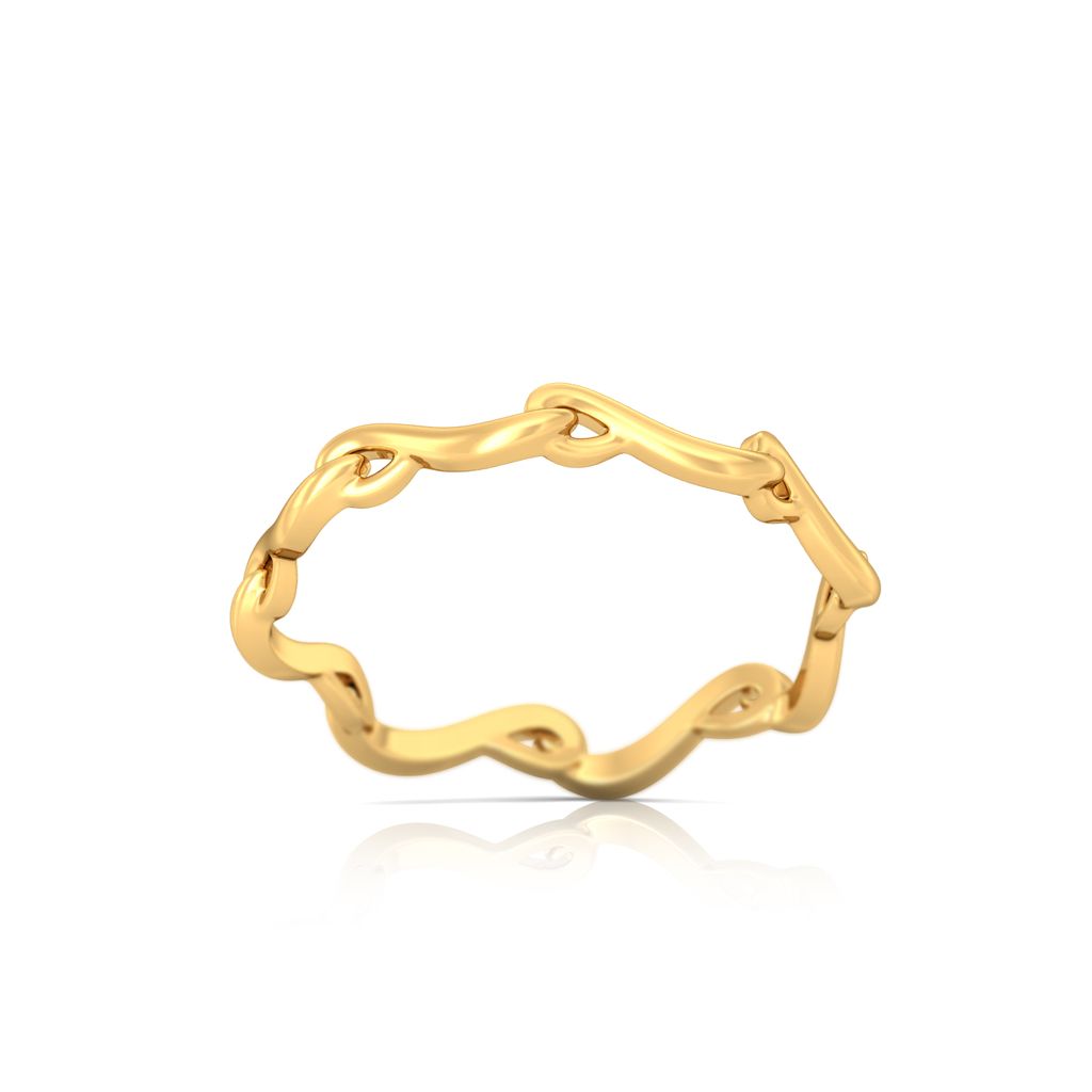 Floral Stylist Gold Rings alternate view 3
