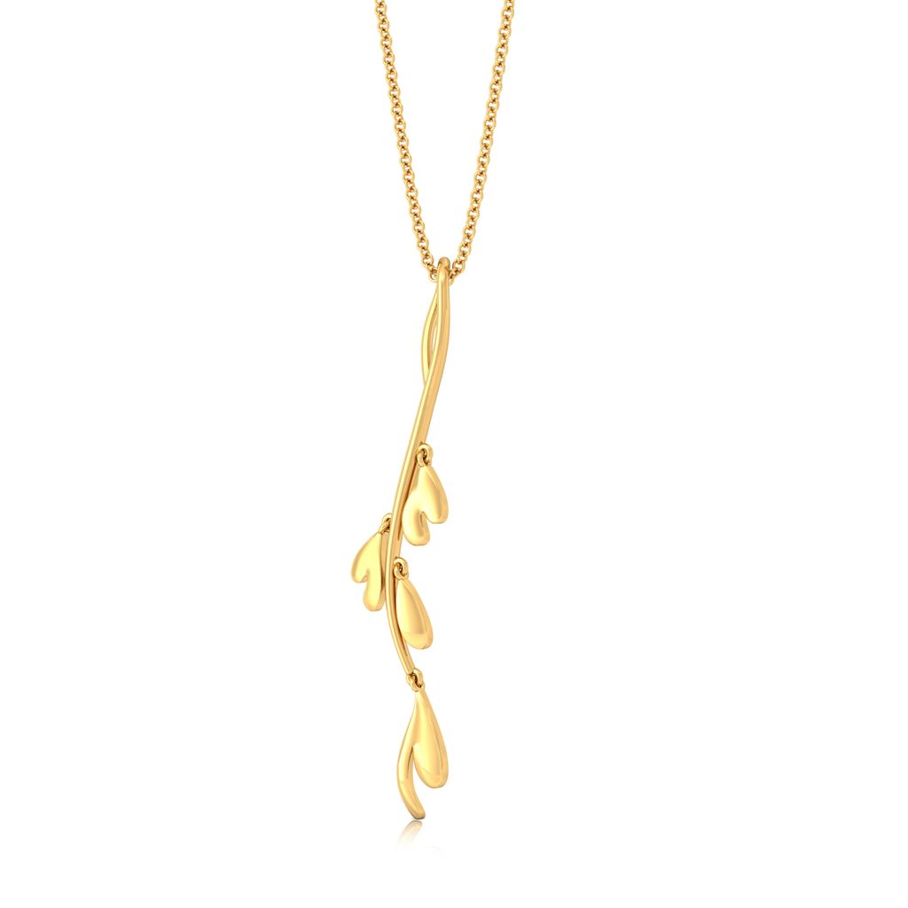 Floral Stylist Gold Pendants