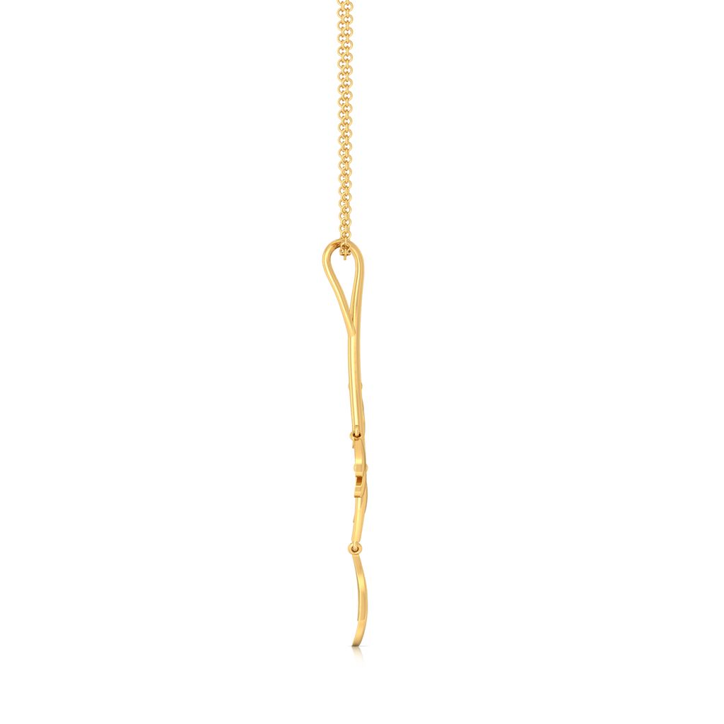 Floral Stylist Gold Pendants