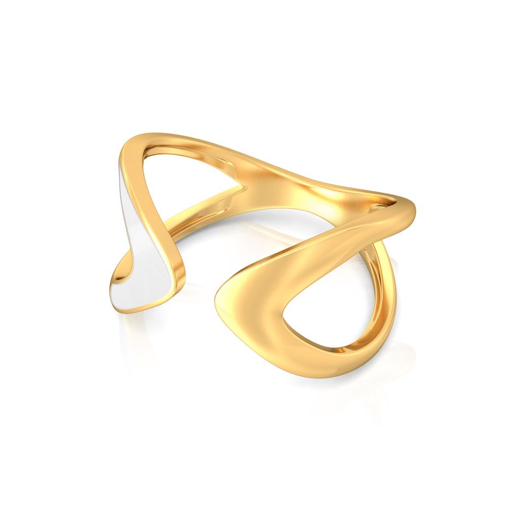 Modern Woman Gold Rings image