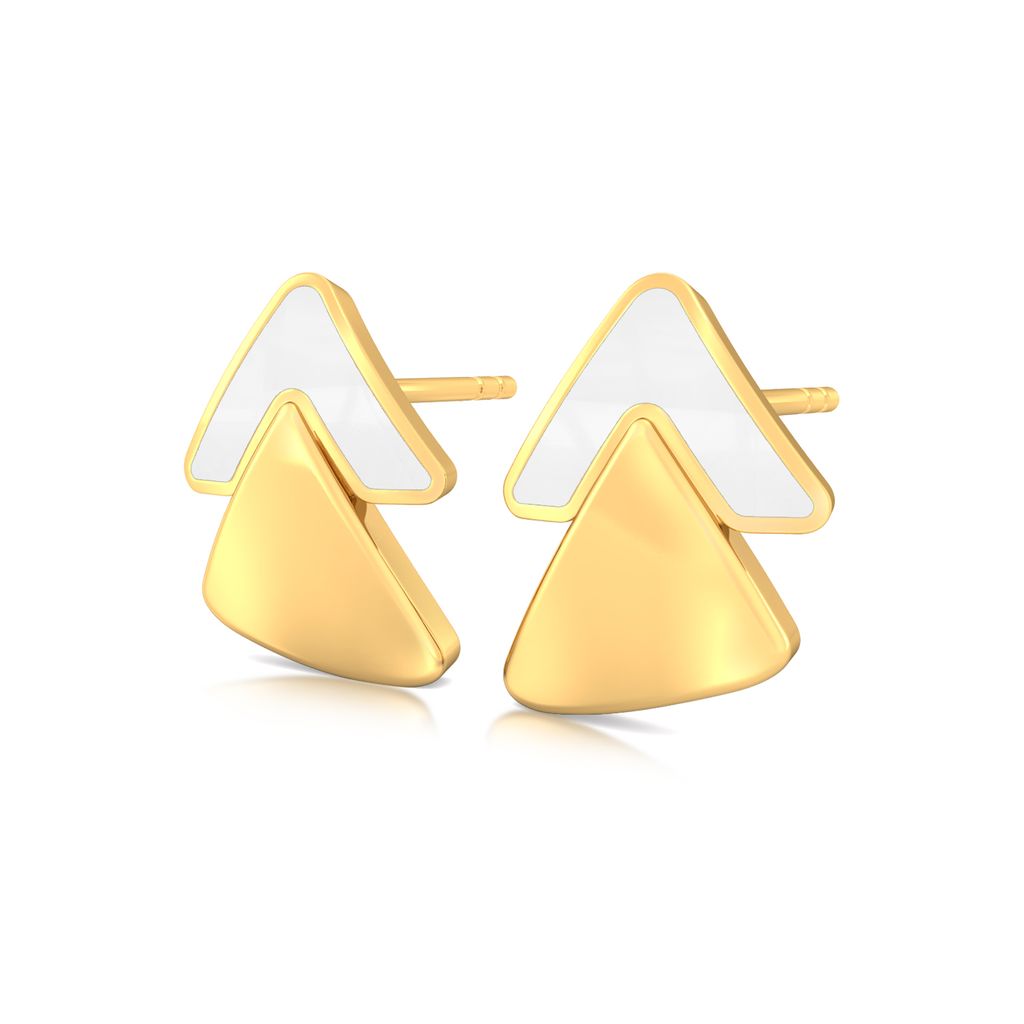 Millennial Vibes Gold Earrings