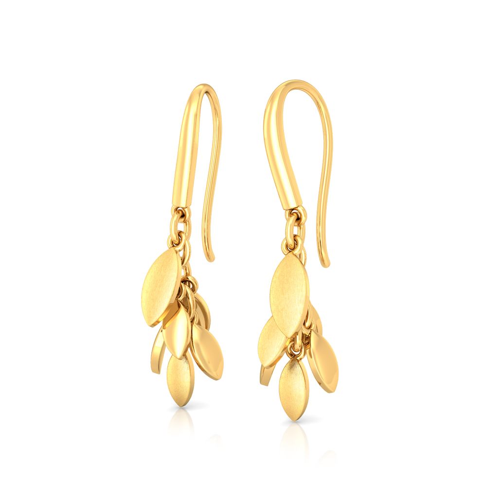 Floral Chimes Gold Earrings