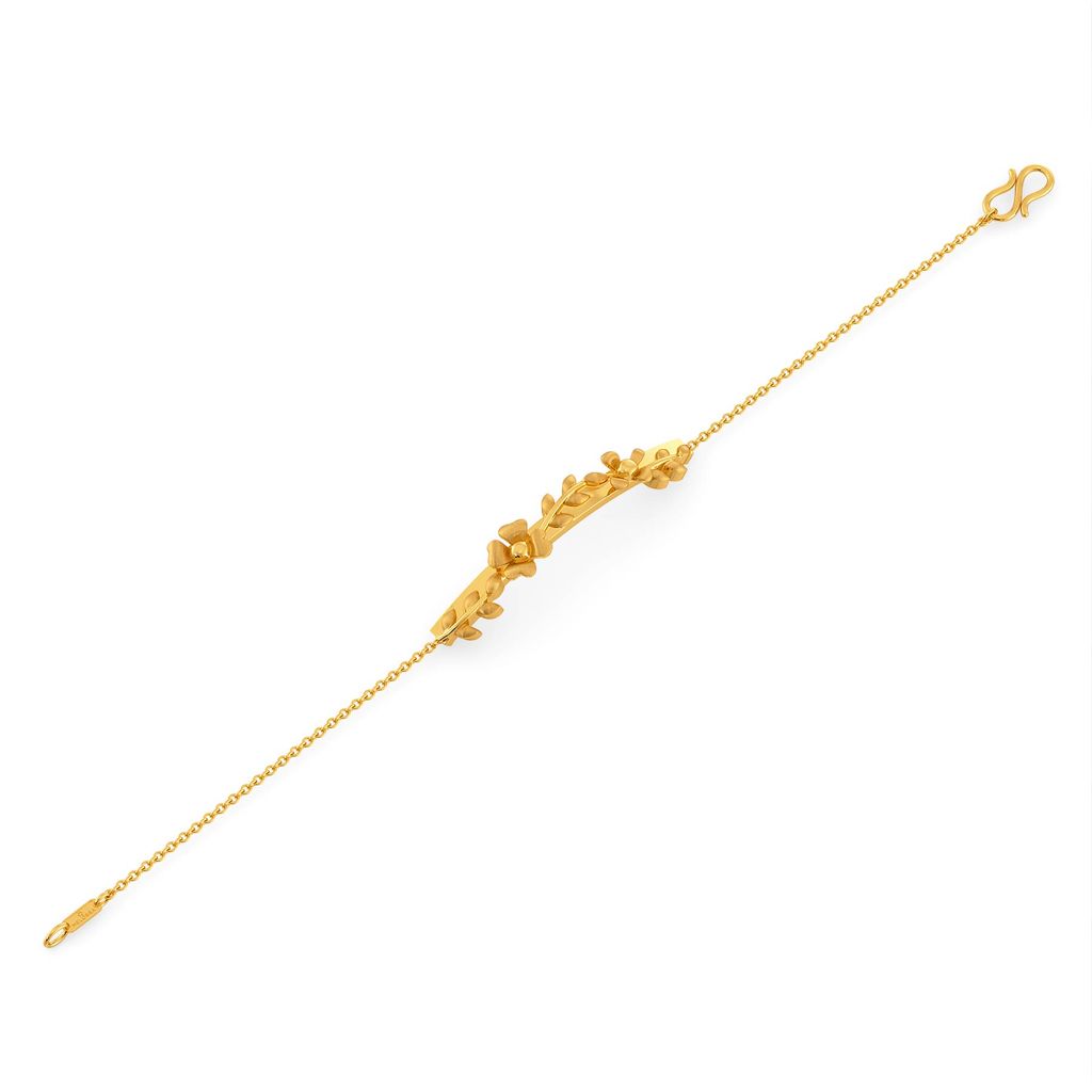 Floral Crown Gold Bracelets