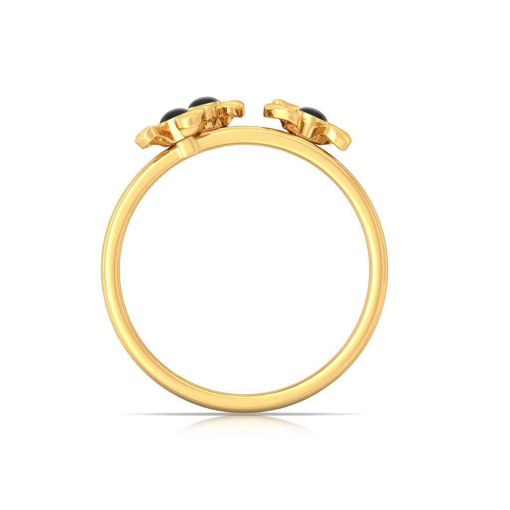 Floral Enigma Gold Rings image