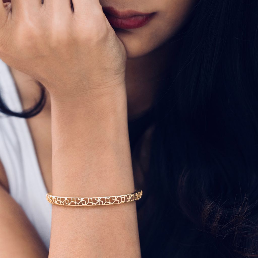 Fierce Filigree Gold Bangles
