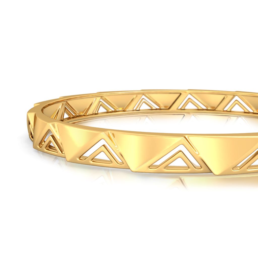 Tri-terrific Gold Bangles