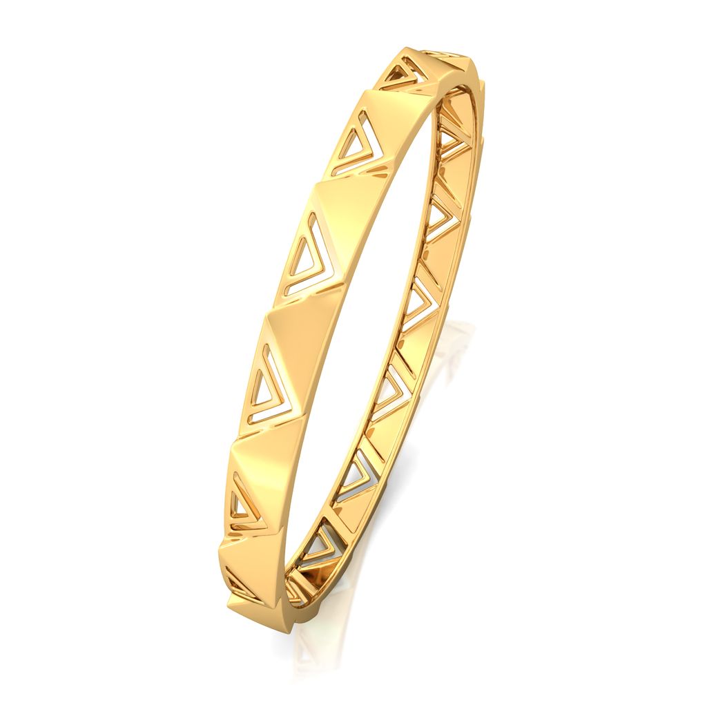 Tri-terrific Gold Bangles