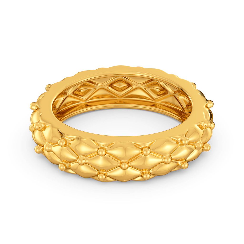 Cozy Weaves Gold Rings alternate view 3