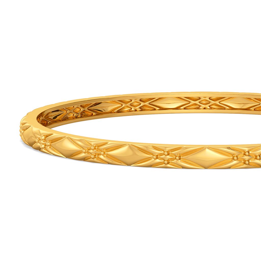 Cozy Weaves Gold Bangles