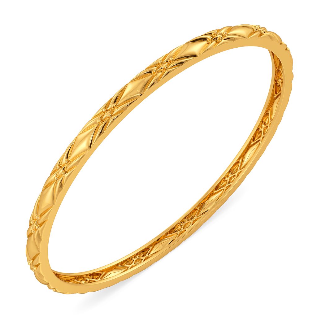 Cozy Weaves Gold Bangles