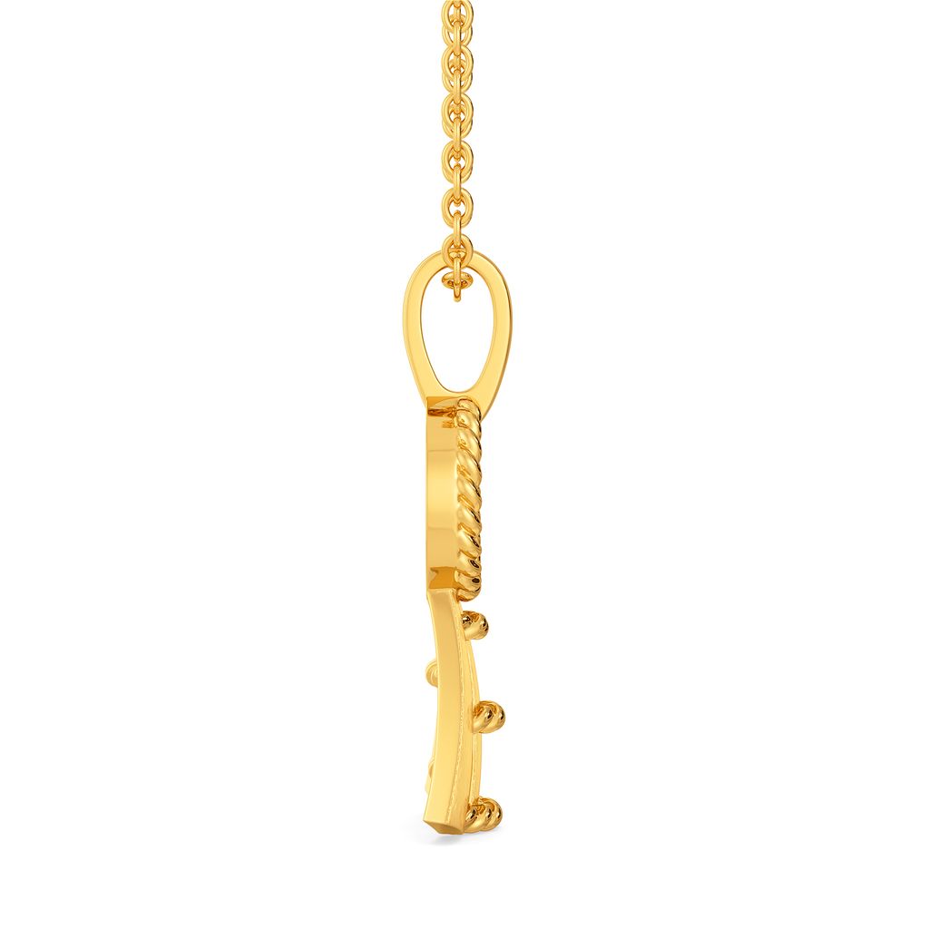 Practically Entwined Gold Pendants
