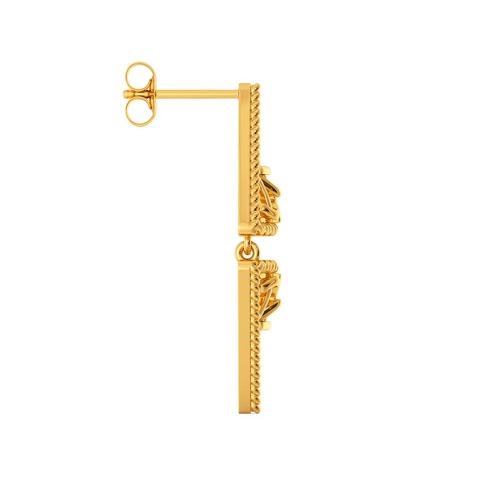Macramé Mood Gold Earrings