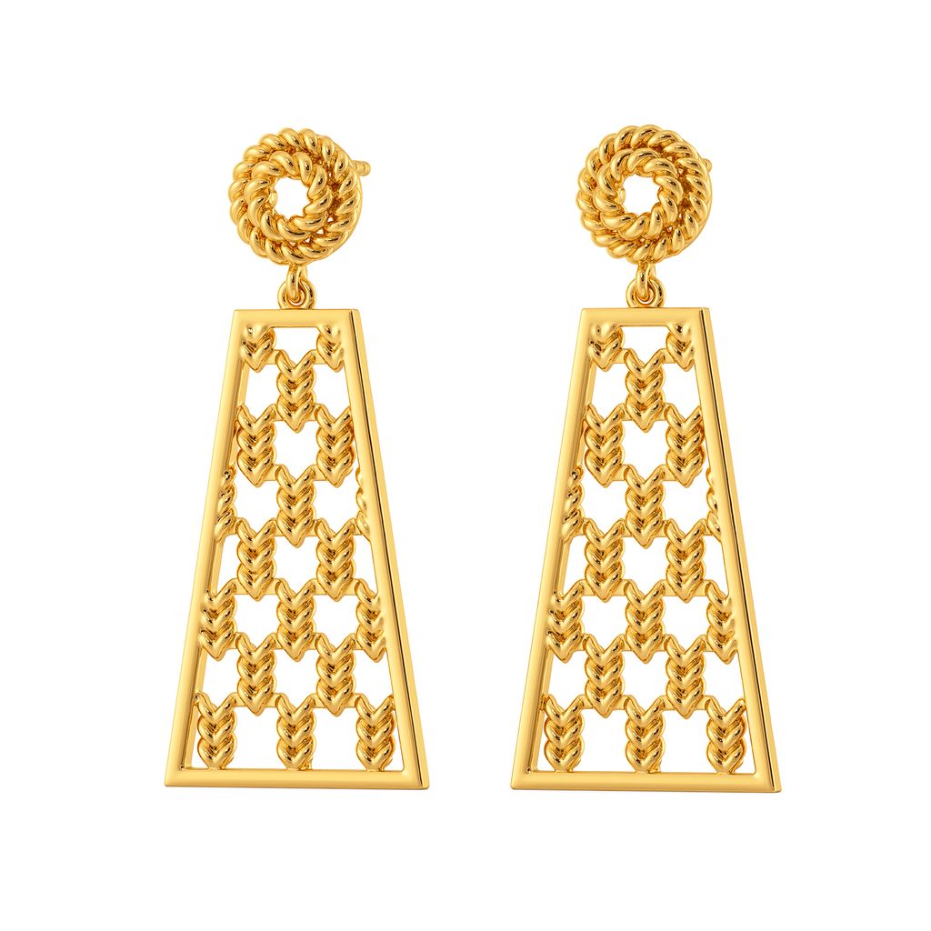 Parade O Braid Gold Earrings