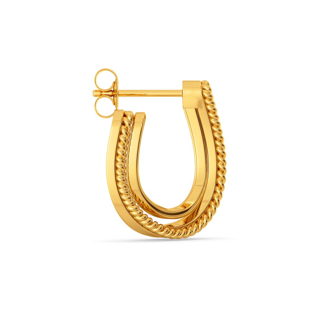 Knit Knacks Gold Earrings