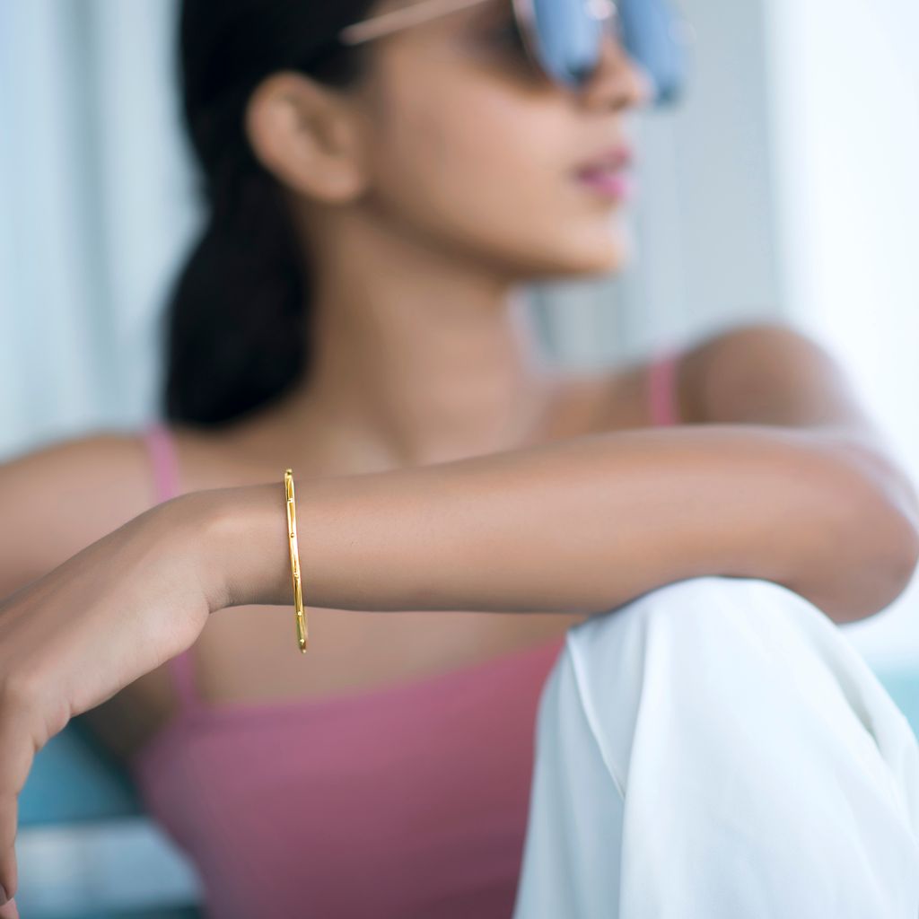 The Safari Saddle Gold Bangles