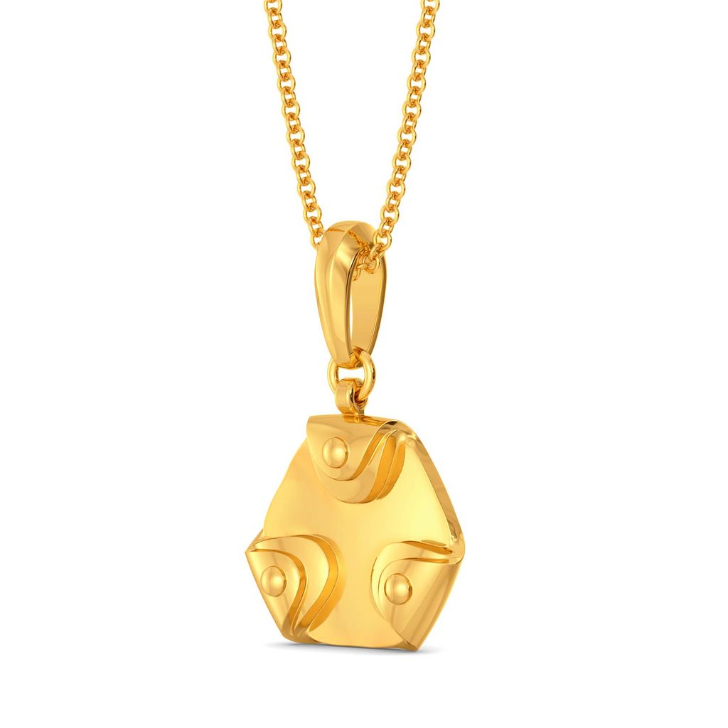 Neutral Knots Gold Pendants