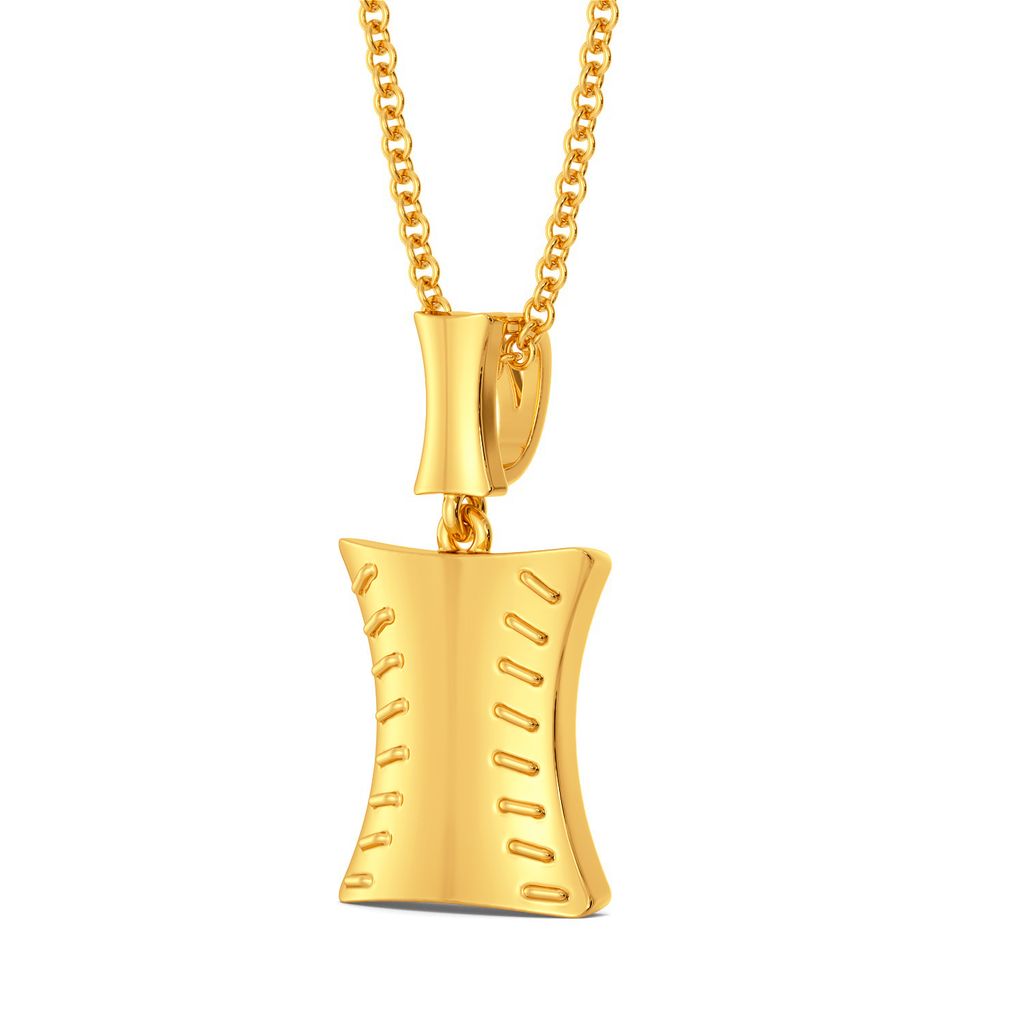 The Bar Lace Gold Pendants
