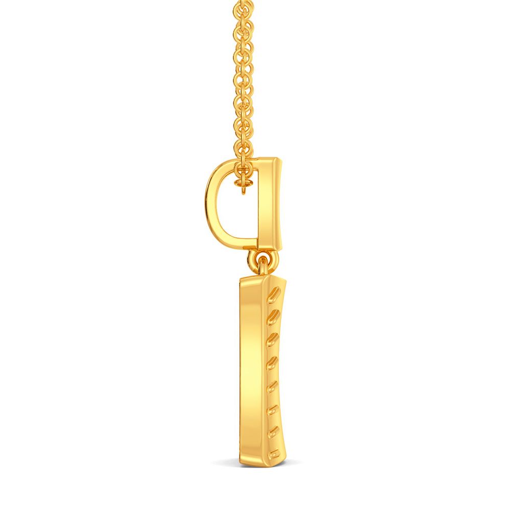 The Bar Lace Gold Pendants