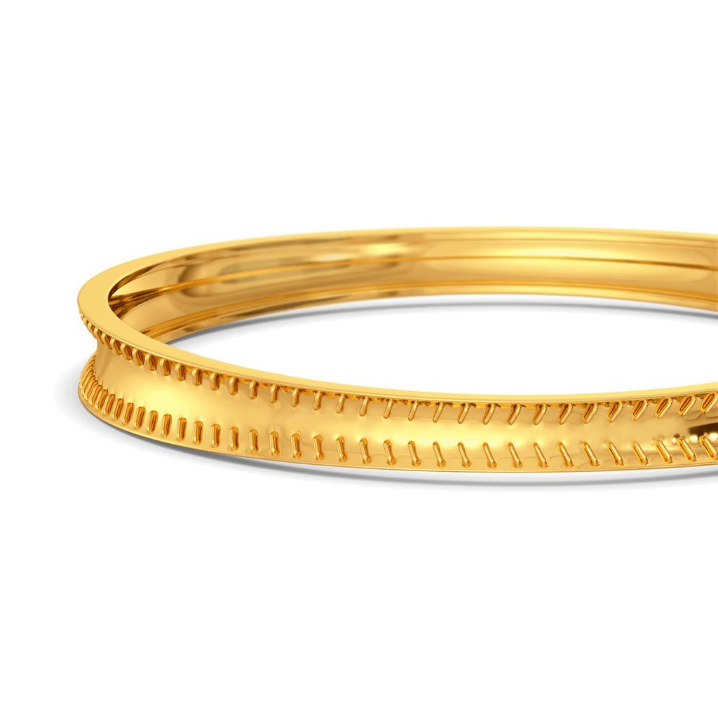 The Bar Lace Gold Bangles