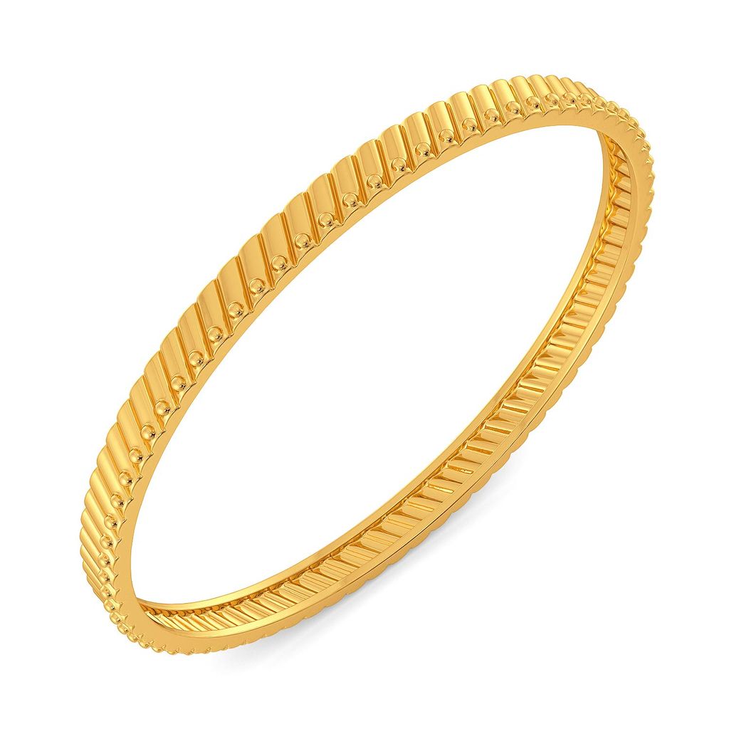 Parallel Play Gold Bangles
