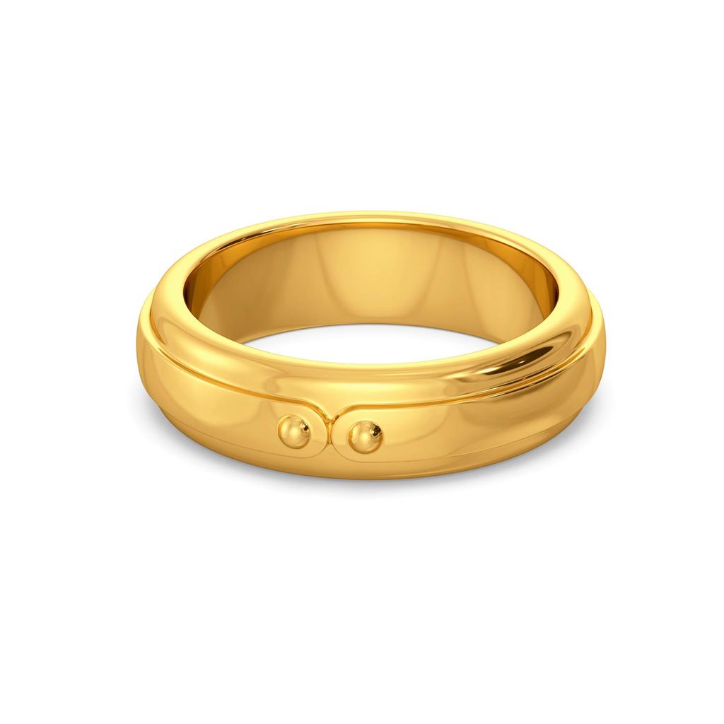 Cummerbund Gold Rings alternate view 3