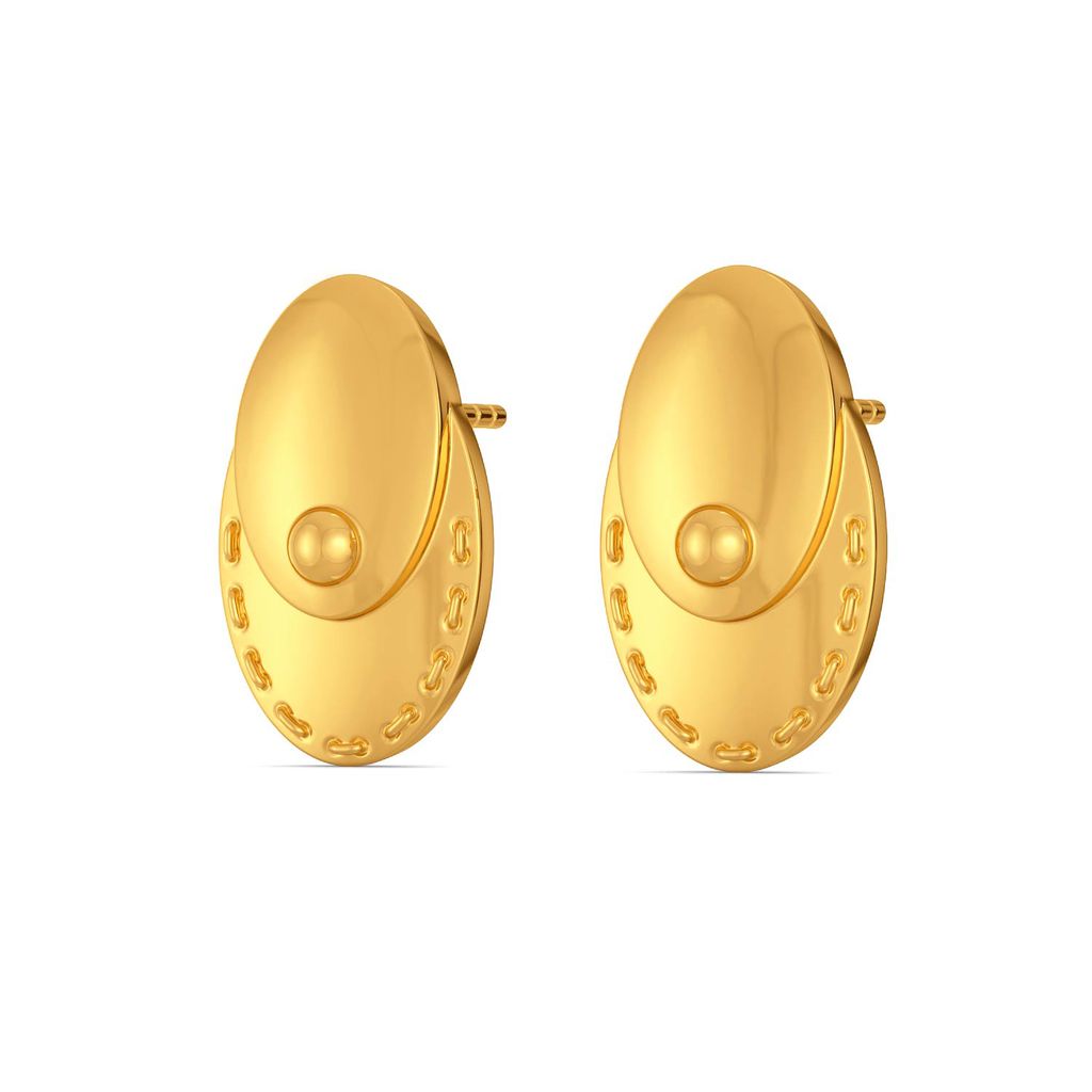 Groove Hills Gold Earrings