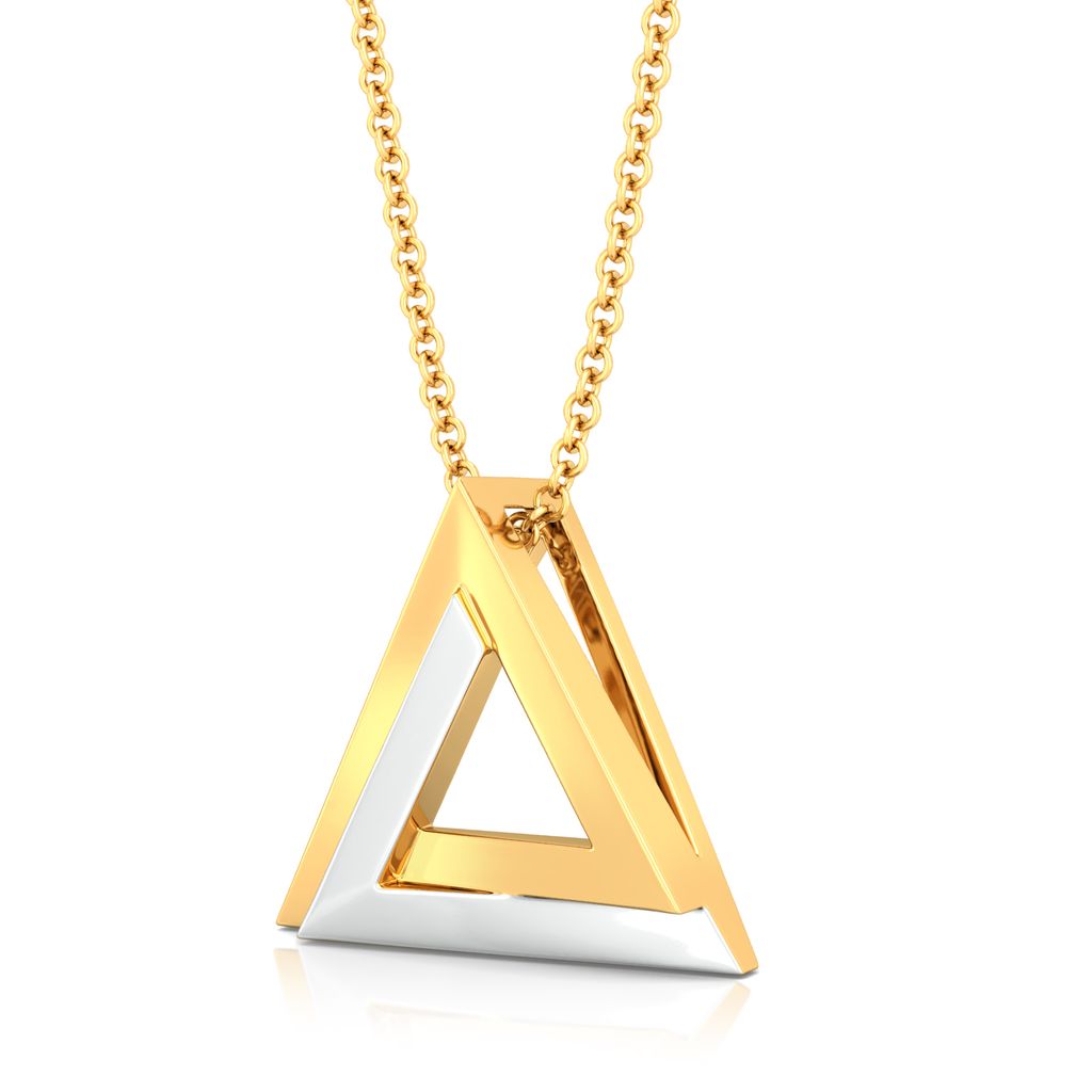 Trigon Tag Gold Pendants