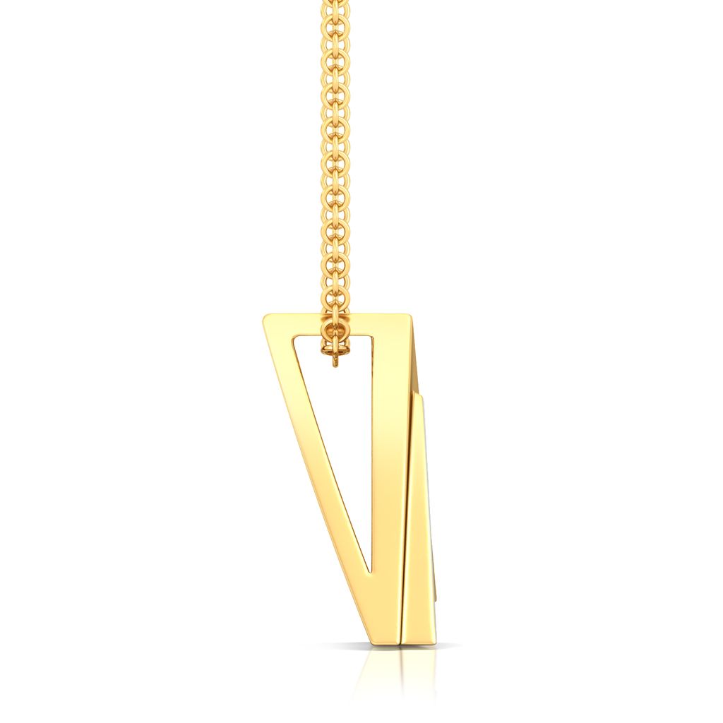 Trigon Tag Gold Pendants