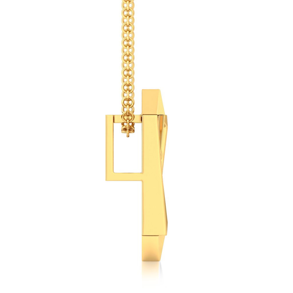 Dual Drama Gold Pendants